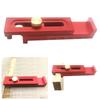 Table Sawing Slot Adjuster Sawing Gaps Adjuster with Measuring Instrument Regulator Adjustable Mortise Gauge for Woodworkers