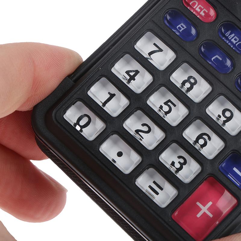  Clear Keys Palm Flip Calculator Pocket Portable Mini Student