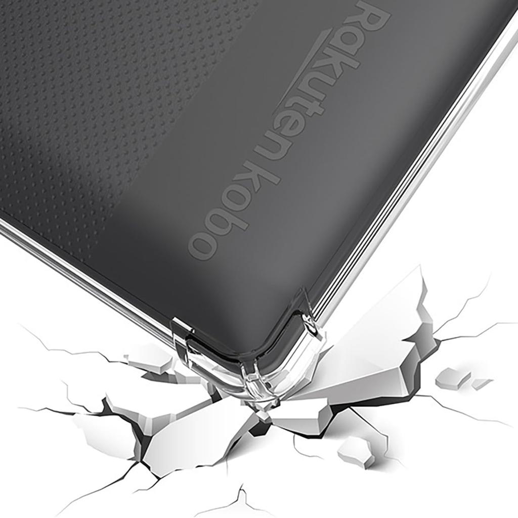 For Kobo Clara HD 6.0 Inch Clear Case Four Corner Protection Tablet TPU Cover