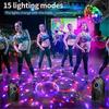 15-Farben-LED-Bühnenlicht, kleine Magic Ball Disco Ktv Stroboskoplampe mit Fernbedienung, mehrere