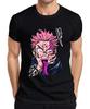 Anime Demon Pink Hair Anime Aesthetic Tongue Catches Horror Halloween Mens T-Shirt-