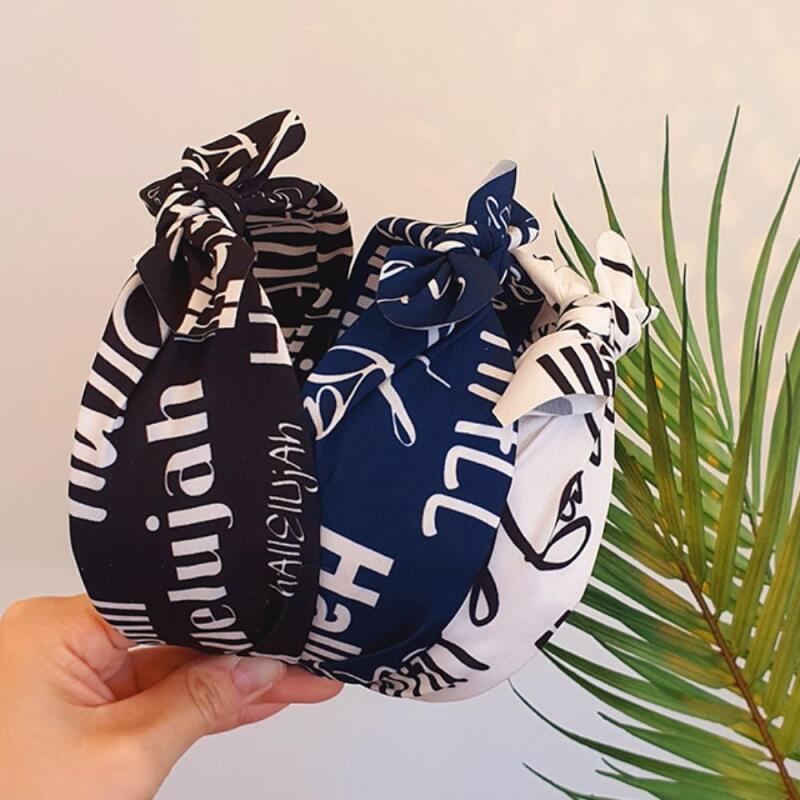 Женская летняя широкая повязка-тюрбан Ohio A29666_White