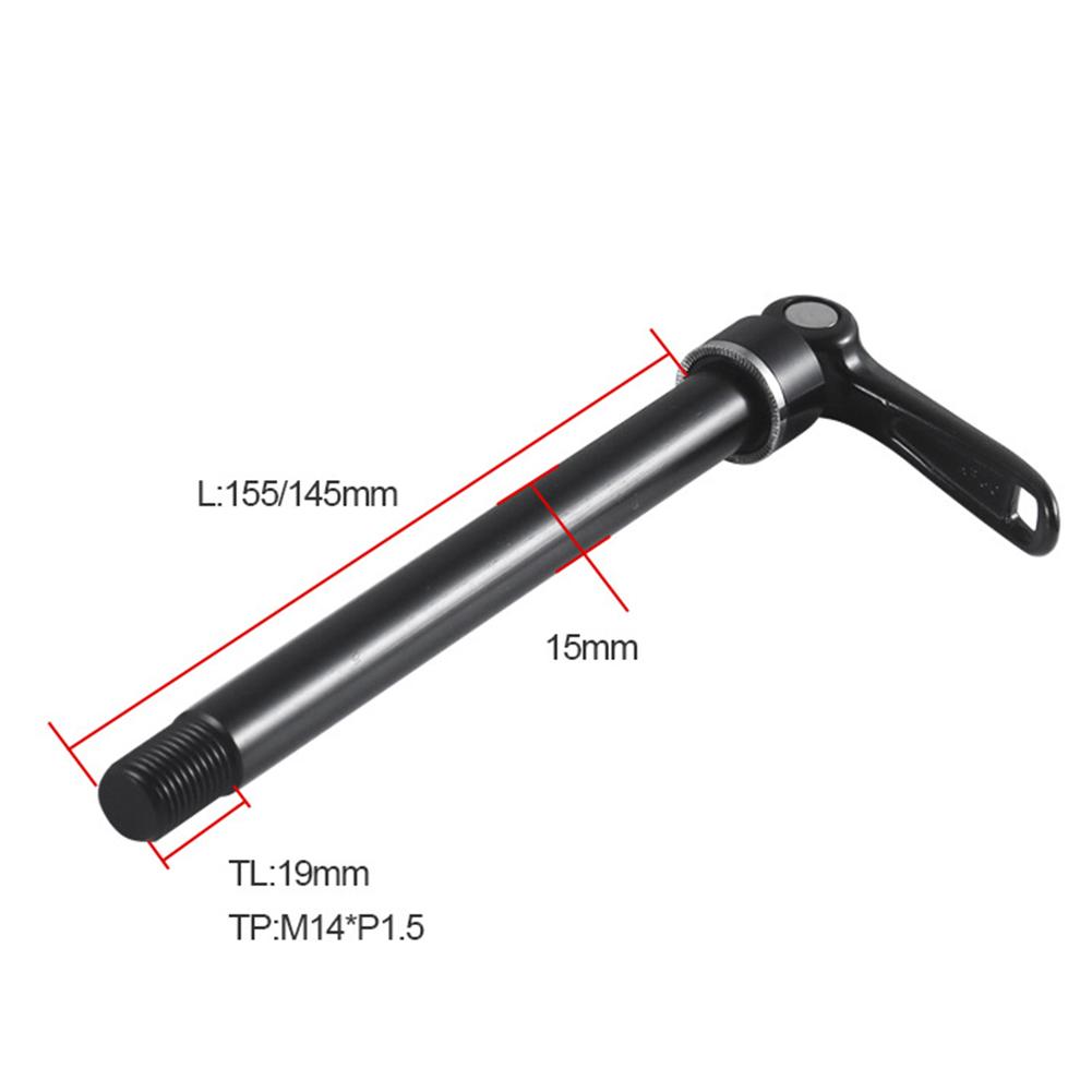 15 X 100 Mm/15 X 110 Mm MTB Quick Release Skewers Aluminum Alloy MTB Parts Front Fork Bike Frame Thru Axle Fit for Mountain Bike
