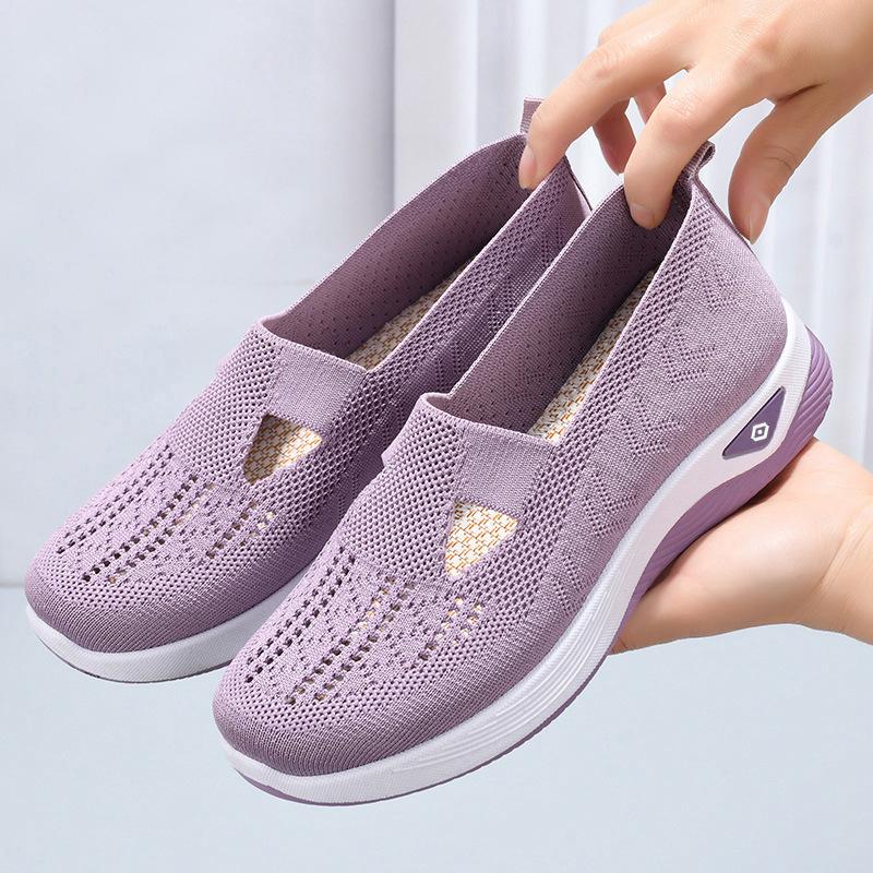 Changfengshu Shoes Women's Processing Customization New Women's Shoes Soft Sole Not Tired Feet Casual Shoes Soft Sole Wear-resistant Single Shoes