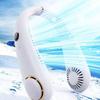 Bladeless USB Rechargeable Hanging Neck Fan - Mini Outdoor Sports Fan