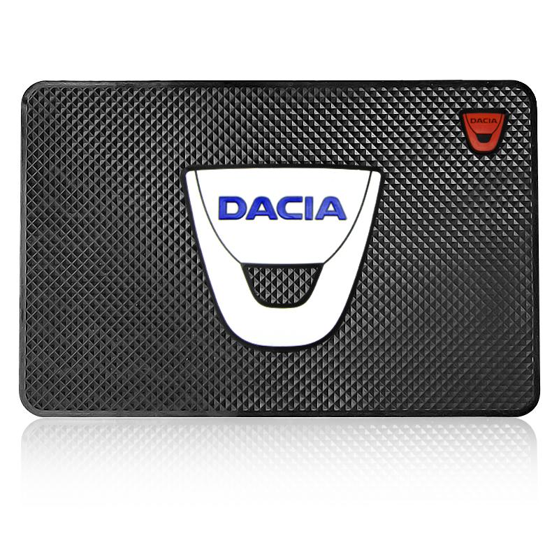 1 buc Emblemă Auto Pad Antiderapant Suport Telefon Covoraș Antiderapant Styling Auto pentru Renault Dacia Megane 2 3 4 Twingo Clio Talisman Captur Trafic Kwid Scenic 2