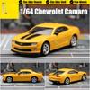 1/64 Chevrolet Camaro SS Sedan Miniature Model CCA MSZ 3" Zinc Alloy Toy Car Vehicle Free Wheels Diecast Collection Gift for Kid