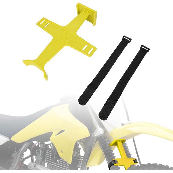 

Dirt Bike Fork Saver, 11.2 Motorcycle Suspension Support Brace Fork Protector Guards with Straps Universal for SX SXF XC XCW EXC XCF 250 300 350 450 жовтий