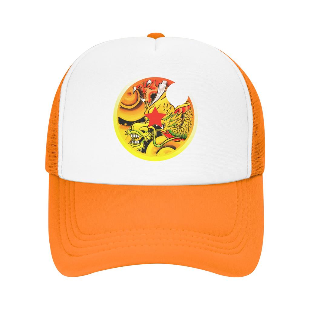Dragon Ball Z Mesh Baseball Caps Adult Outdoor Trucker Hat Dad Hat Adjustable Snapback Caps Racing Cap Washable Trucker Hat