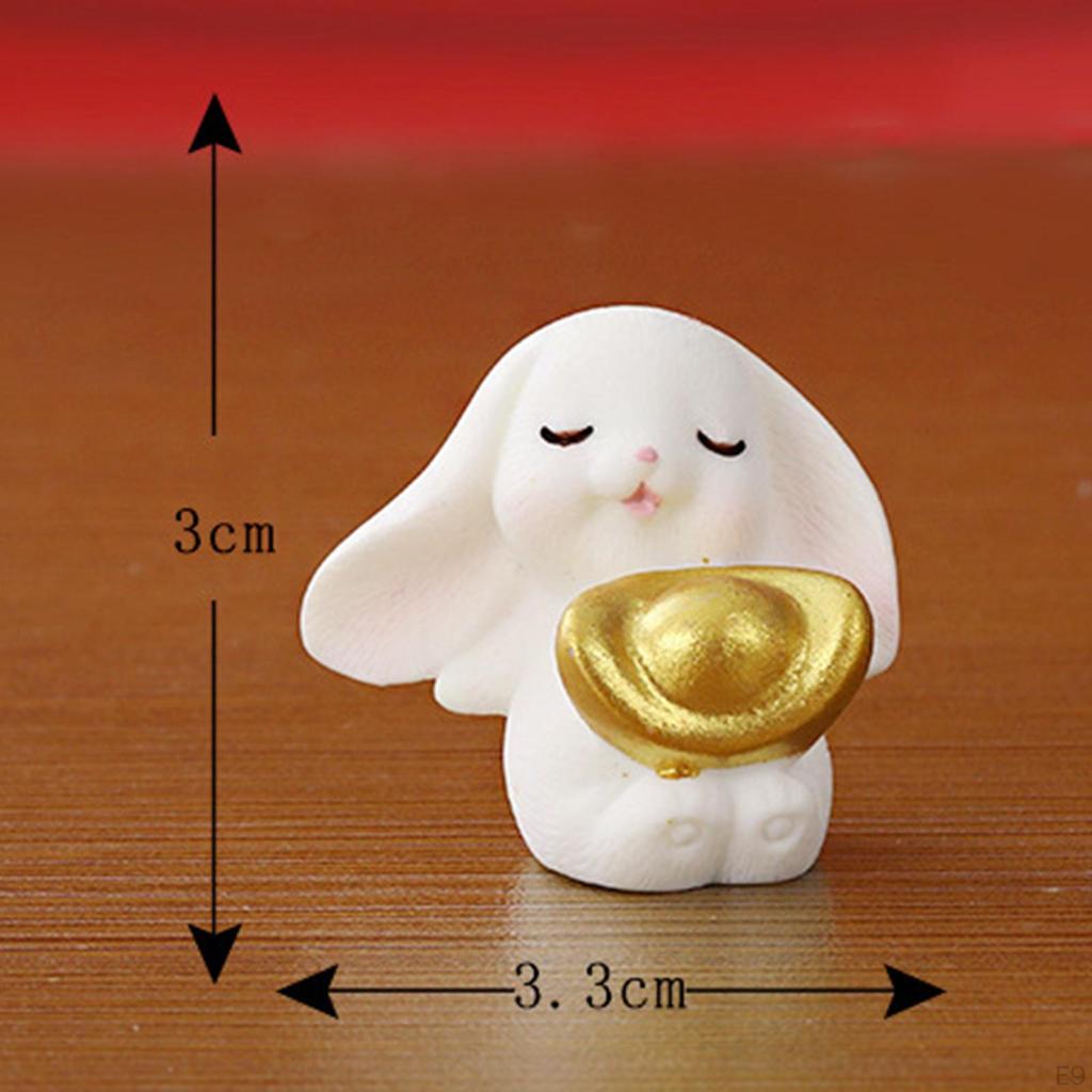 Statue Desktop Ornament Landscape Sculpture for Spring Festival Decor Birthday Gift