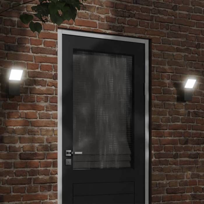 VidaXL Applique murale LED d'extérieur aluminium moulé sous pression, éclairage mural LED d'extérieur, lampe murale de 4006268