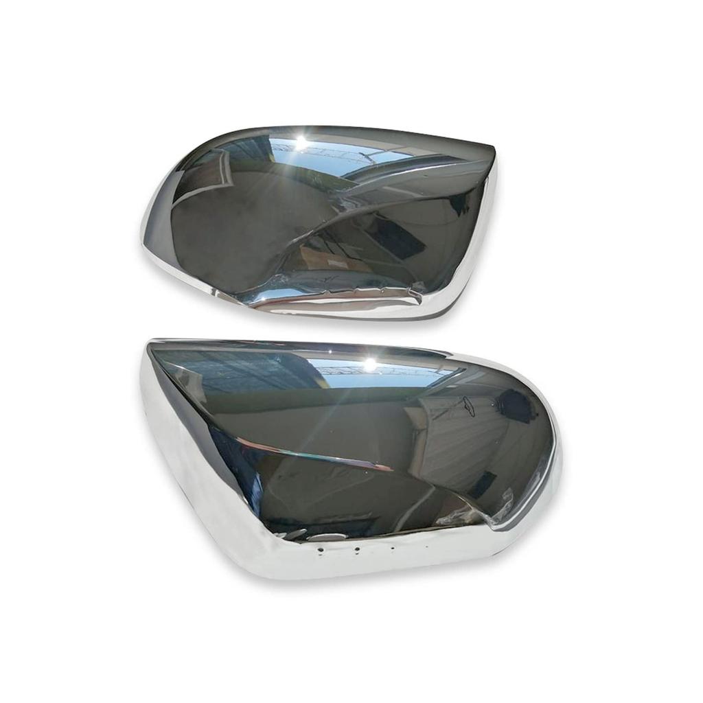 FUKUARE Door Mirror and Side Mirror Covers for Prius 50 Prius Camry 70 CHR ZYX10 and Camry 10th Generation XV70 Series (Chrome Finish) Series, PHV,