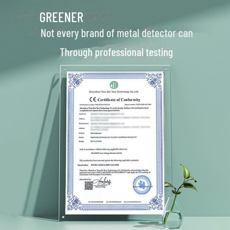 Green Forest Nagy Pontosságú Kézi Fémdetektor Mobiltelefon Biztonságához és Vizsgálóhelyiségekhez