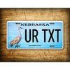 1pc 6x12 Inch Personalized Vintage Nebraska Metal Sign Waterproof Tin Wall Decor