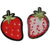 50 PCS Red Cartoon Fruit Iron On Patches 1.7x1.2inch Clothing Appliques  for Jackets Jeans