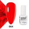 GELPOLISH Nail Art Set: Base, Top Coat, Transparent & White Gel Polishes