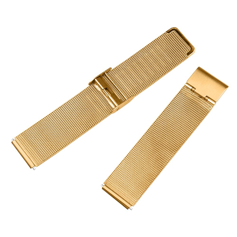 

Quick Release Strap for Popglory 1.85 P66 Smart Watch Band with Buckle Milanese 22mm Replacement Band Rose Pink