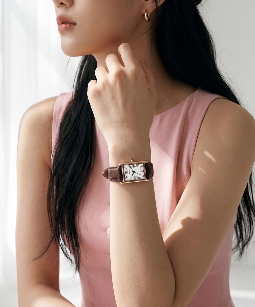 Sialeugo Sg-010S-Rbr Fennel Collection Women'S Leather Wristwatch