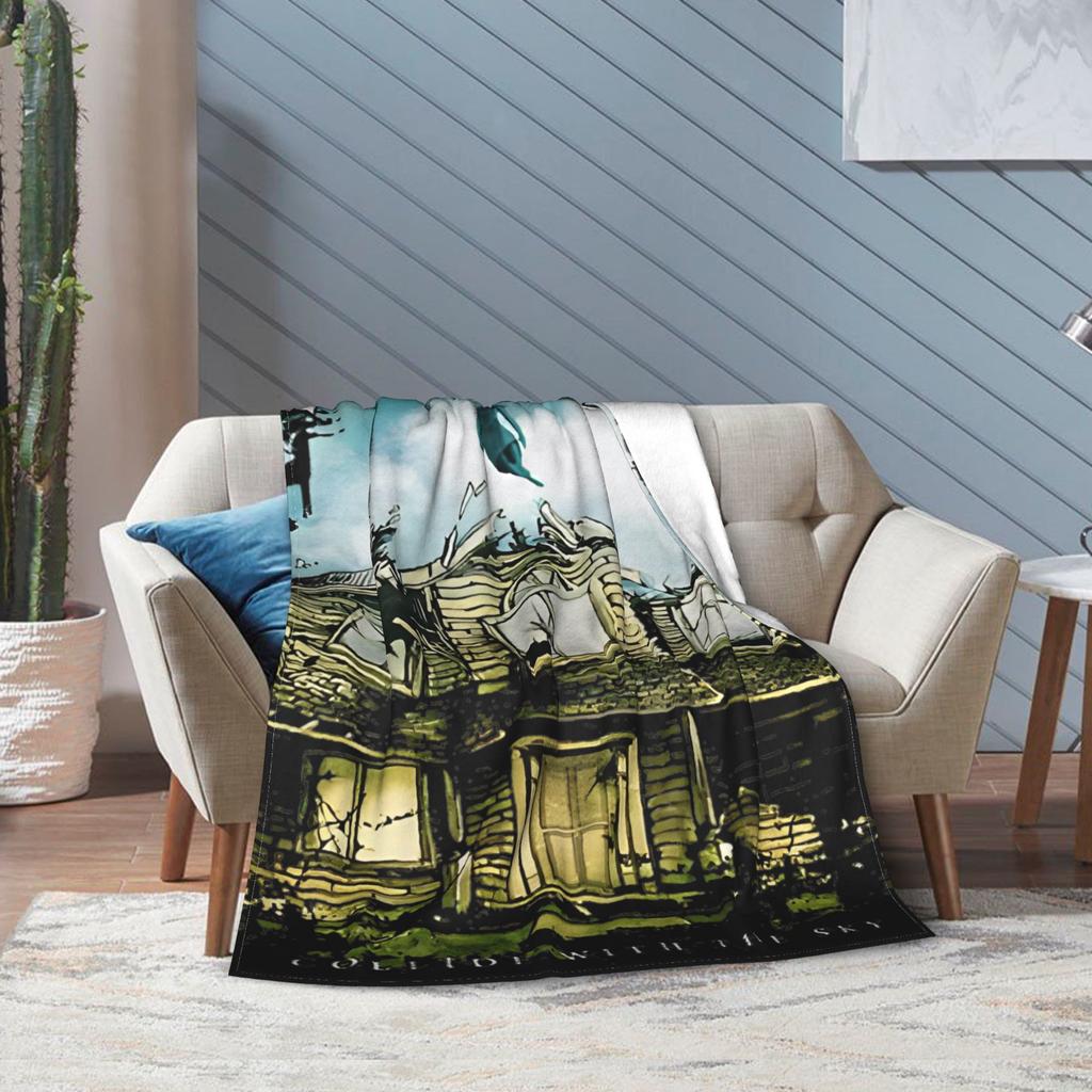 Vintage Pierce the Veils Rock Music Band Blanket Multiple Sizes Soft Fuzzy Plush PTV Punk Throw Blankets for Sofa Couch and Bed