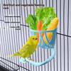 Multifunctional Parrot Feeder Bird Cage Fruit Vegetable Hanging Basket Hanging Creative Bird Feeder Basket Stand Up Toys