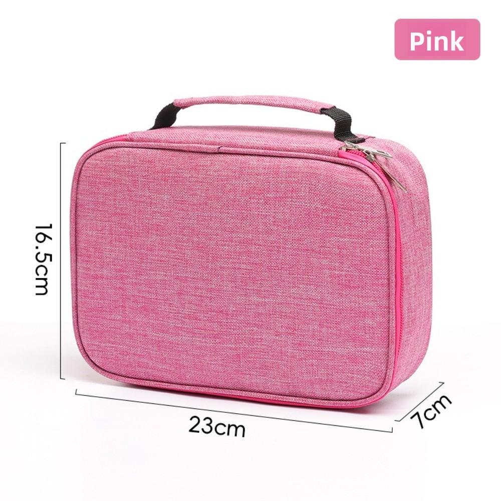 Large Capacity Case Box Holder 72 Holes Pen Bag High Quality Pencil Pouch  School Office