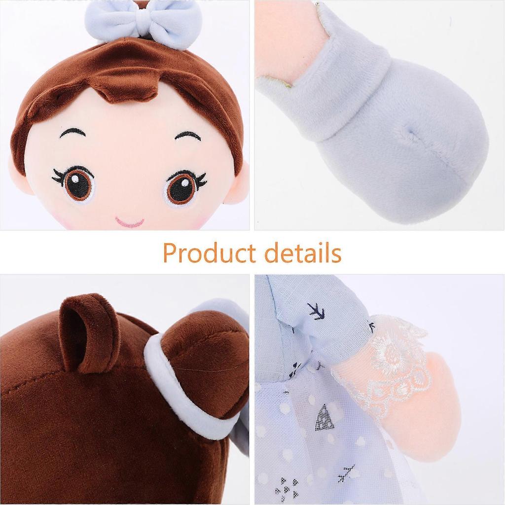 Poupée en peluche Poupée bébé Jouet en peluche Joli jouet en peluche Jouet fille rembourrée Poupée fille mignonne Jouet Poupée en peluche