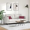 Sofa Cushions 2 Pcs Burgundy 50 X 30 Cm Fabric