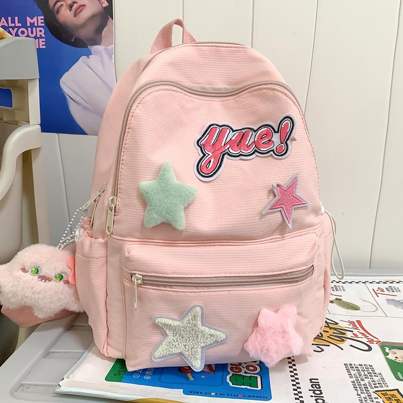 School Bag for Primary School Students, First-class Kindergarten, Cute High-value Backpack, Star Backpack.
