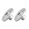 Pair of 17T 3 Stud Rear Wheel Hub Shaft Steel Alloys Rear Axle Wheel Hub for Quad Bike ATV Dune Go Kart with 5 Inch