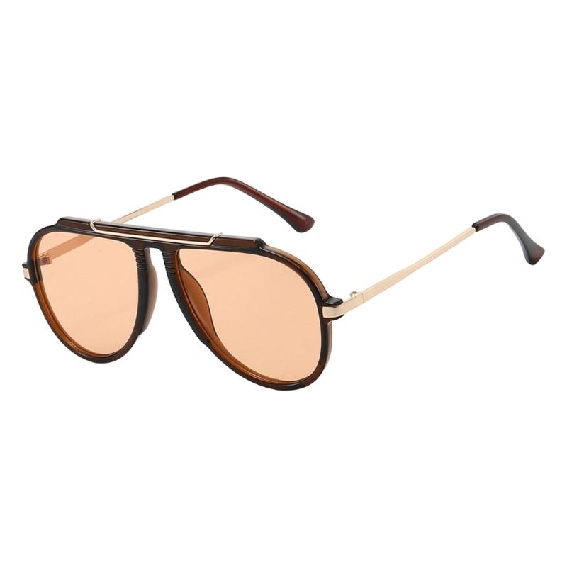 Stylish Unisex Pilot Sunglasses With Large Frame For Women Men Various Face Shape And Outfit For Casual Formal Event