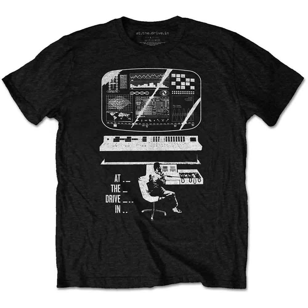 At The Drive-In Monitor T-Shirt Black New Unisex T-Shirt XXXL