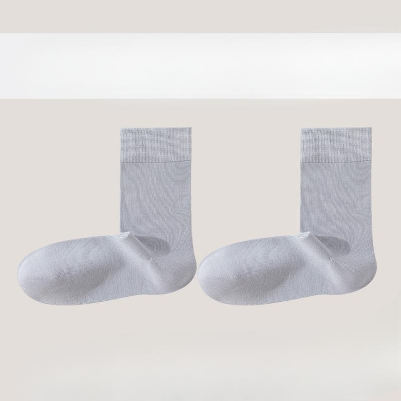 

Осенне-зимние длинные носки, мужские спортивные носки, дышащие, влагоотводящие, дезодорирующие носки, антибактериальные, больших размеров 1 pair серый