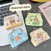 Cartoon Capybara Pu Coin Purse Pouch Cute Wallet Portable Mini Storage Bag Lipstick Key Earphone Organizer For Kids Gifts