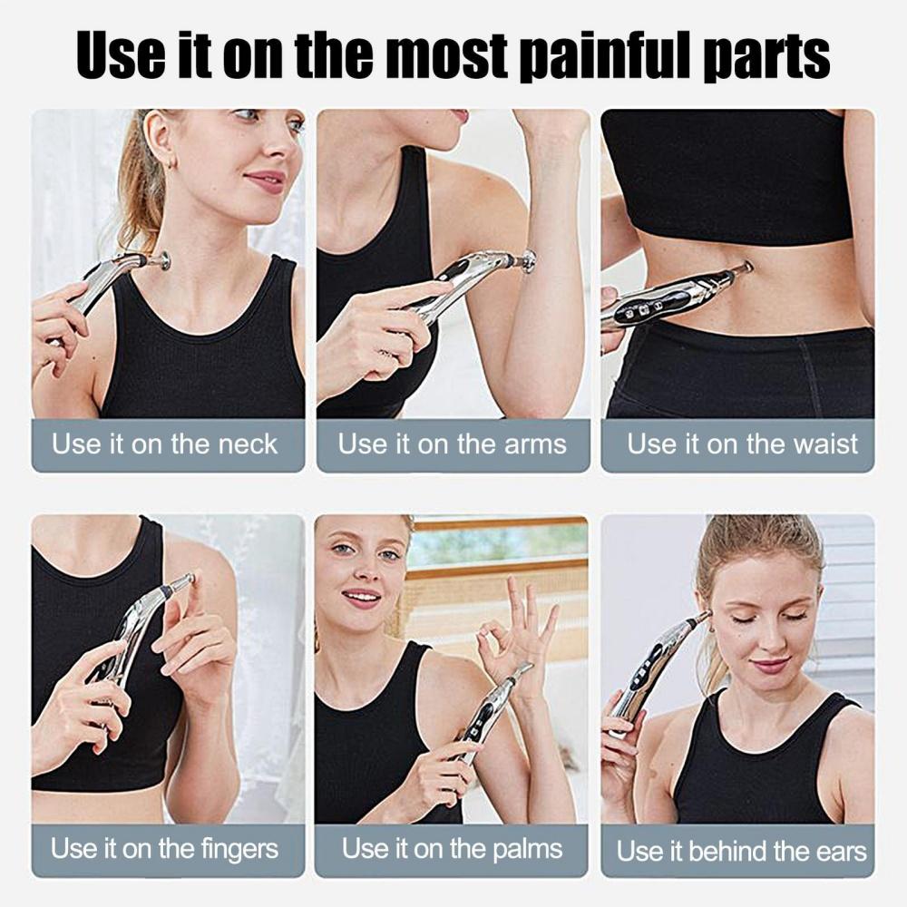 Електронна акупунктурна ручка Меридіанна енергія Зцілення Масаж Знеболення