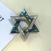 Retro Shell Brooch Pin With Star Shape For Fashion Accessories