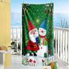 Christmas Beach Towel Quick-Dry Soft Microfiber Comfortable Lightweight Perfect for Traveling Yoga Camping and Swimming