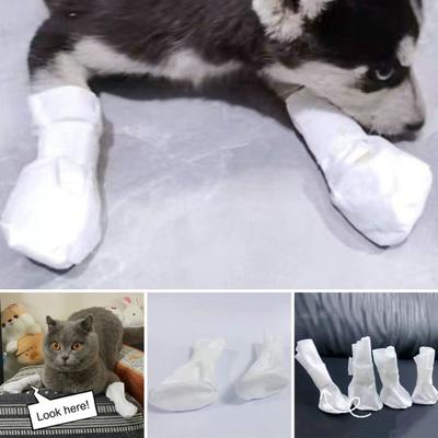 4 pezzi Coprizampe per animali domestici, morbidi, comodi, resistenti all'usura, usa e getta, coprizampe per cani