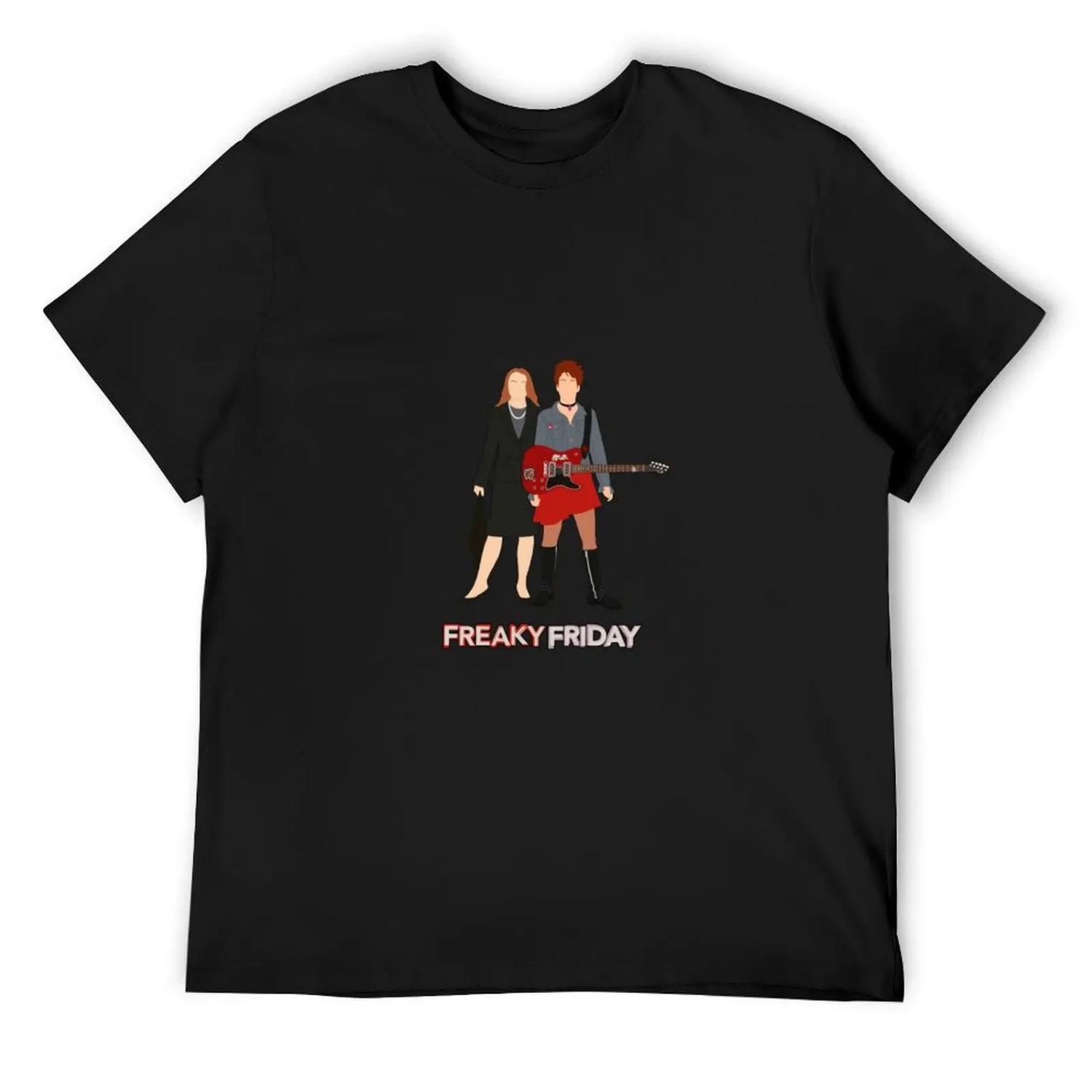 

Freaky Friday Poster Art T-Shirt oversize t-shirts man plus size clothes cotton man t-shirts clothing for men XXXXXL різнокольоровий