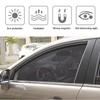 Magnetic Car Sun Shade UV Protection Curtain Sunshade Side Window Mesh Anti-direct Sun Visor Summer Protection Film Accessories