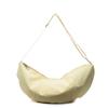 Nylon Minimalist Shoulder Bag For Casual Travel With Zipper Pocket For Women