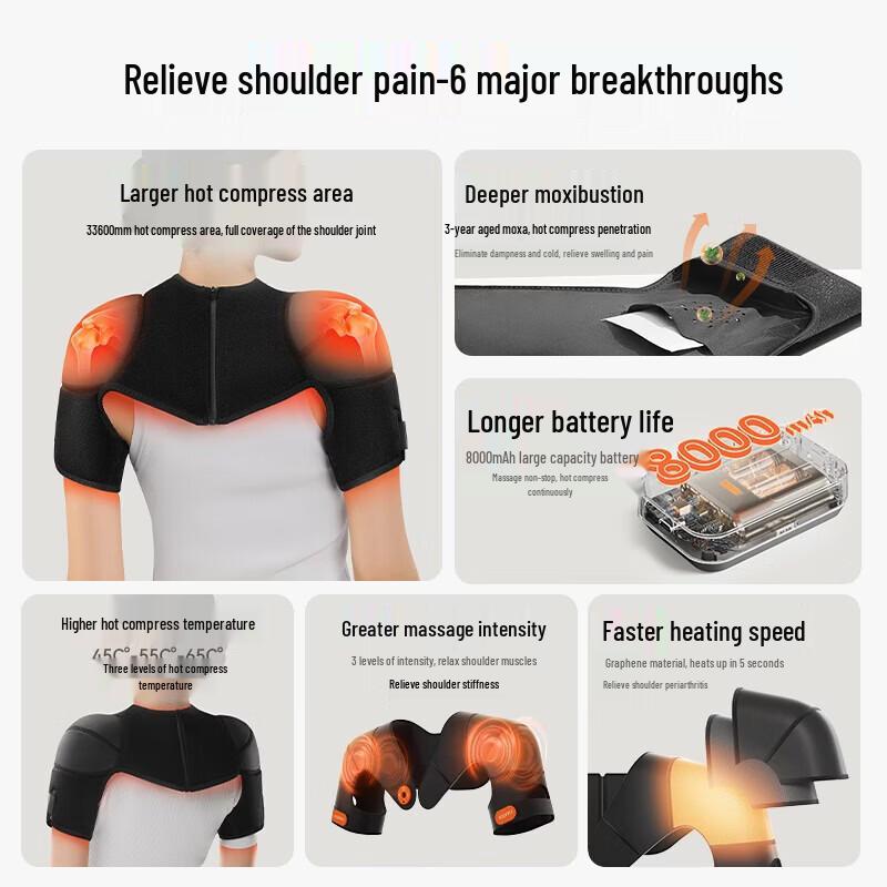 Keepfit Electric Heated Shoulder Therapy Device