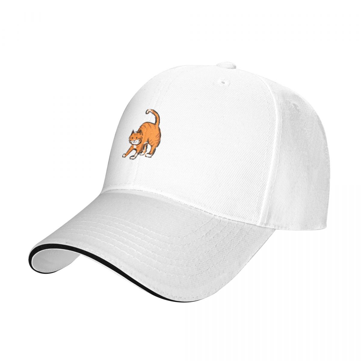 

Кепка с рыжим котом Бейсбольная кепка бейсбольная кепка Шапка унисекс Женская