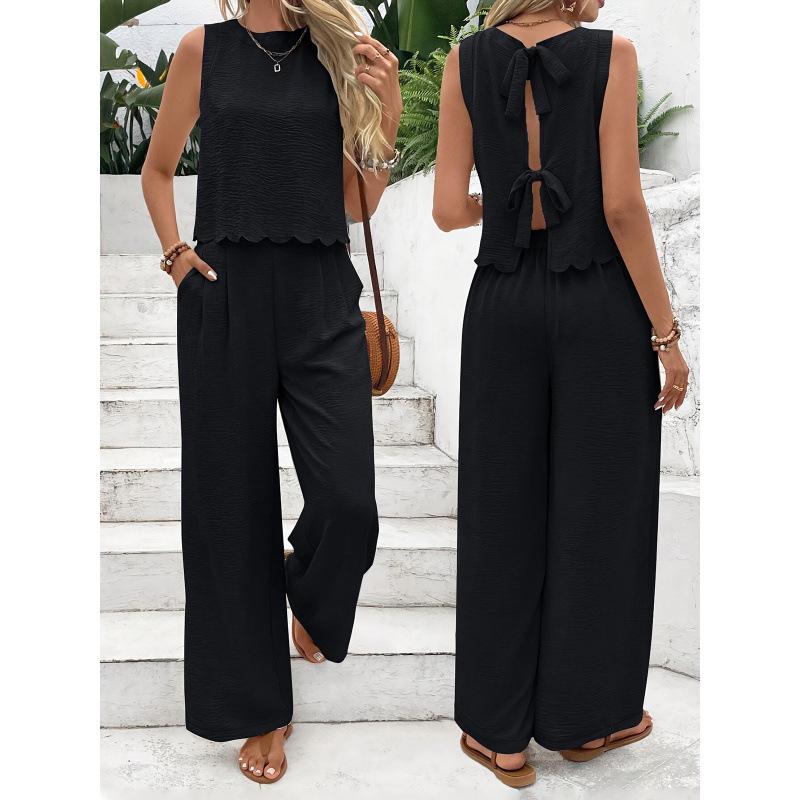 2026 Summer New Women's Clothing Fashion Sleeveless Vest Casual Trousers Casual Suit