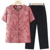 2026 New Fashion Summer Cardigan Tops: Short-Sleeve Shirts for Middle-Aged & Elderly Women