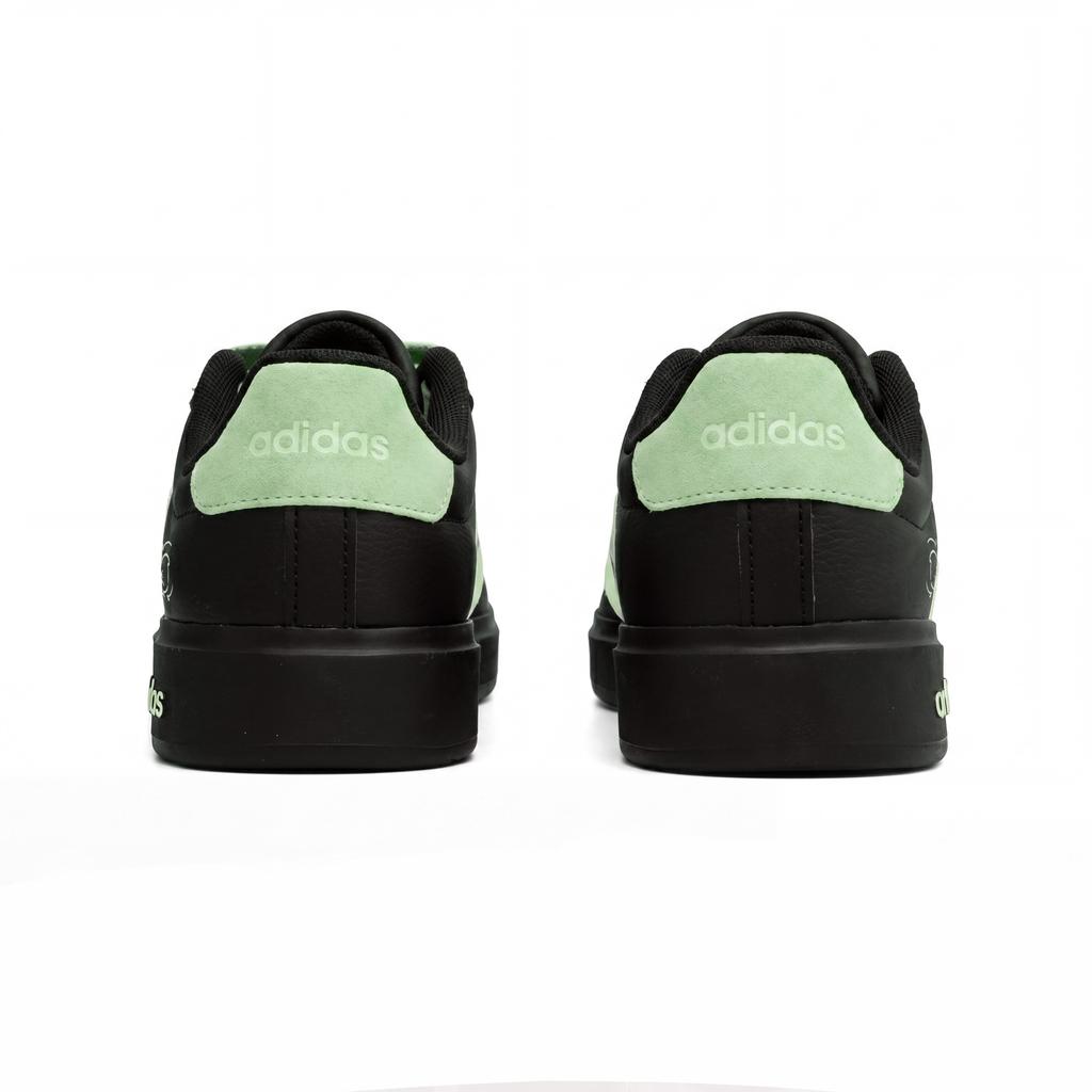 Adidas STREETTALK Dark Chocolate Mint Synthetic Leather Abrasion Resistant Breathable Low top Skateboard Shoes Unisex JP8276(Team2409-SBOX)
