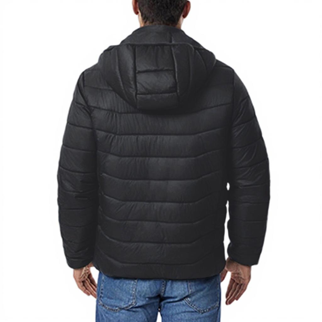 Men's Four Constant Temperature Intelligent Fever Hooded Hood Cotton-padded Jacket Coat
