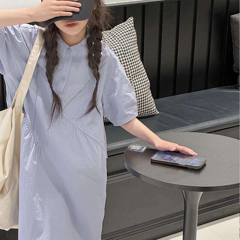 Girls Summer Polo Dress Preppy for Big Kids