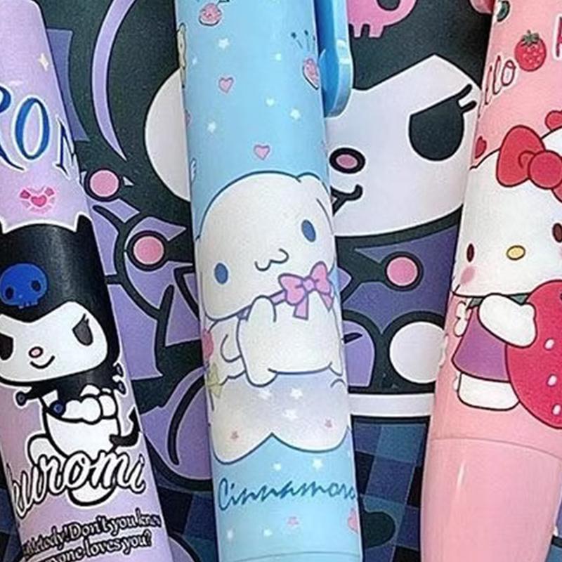 Creative Sanrio Kawaii Press Eraser Anime Hello Kitty Kuromi My Melody Cinnamoroll Cartoon Cute Stationery Gift Office Supplies
