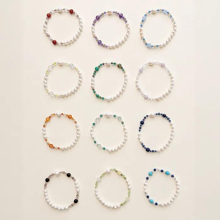 Birthstone Bracelet - 12 Color
