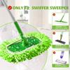 10pcs Reusable Microfiber Mop Pads Compatible for Swiffer Sweeper Mop Dry Sweeping Cloth Washable Wet Mopping for Floor Cleaning
